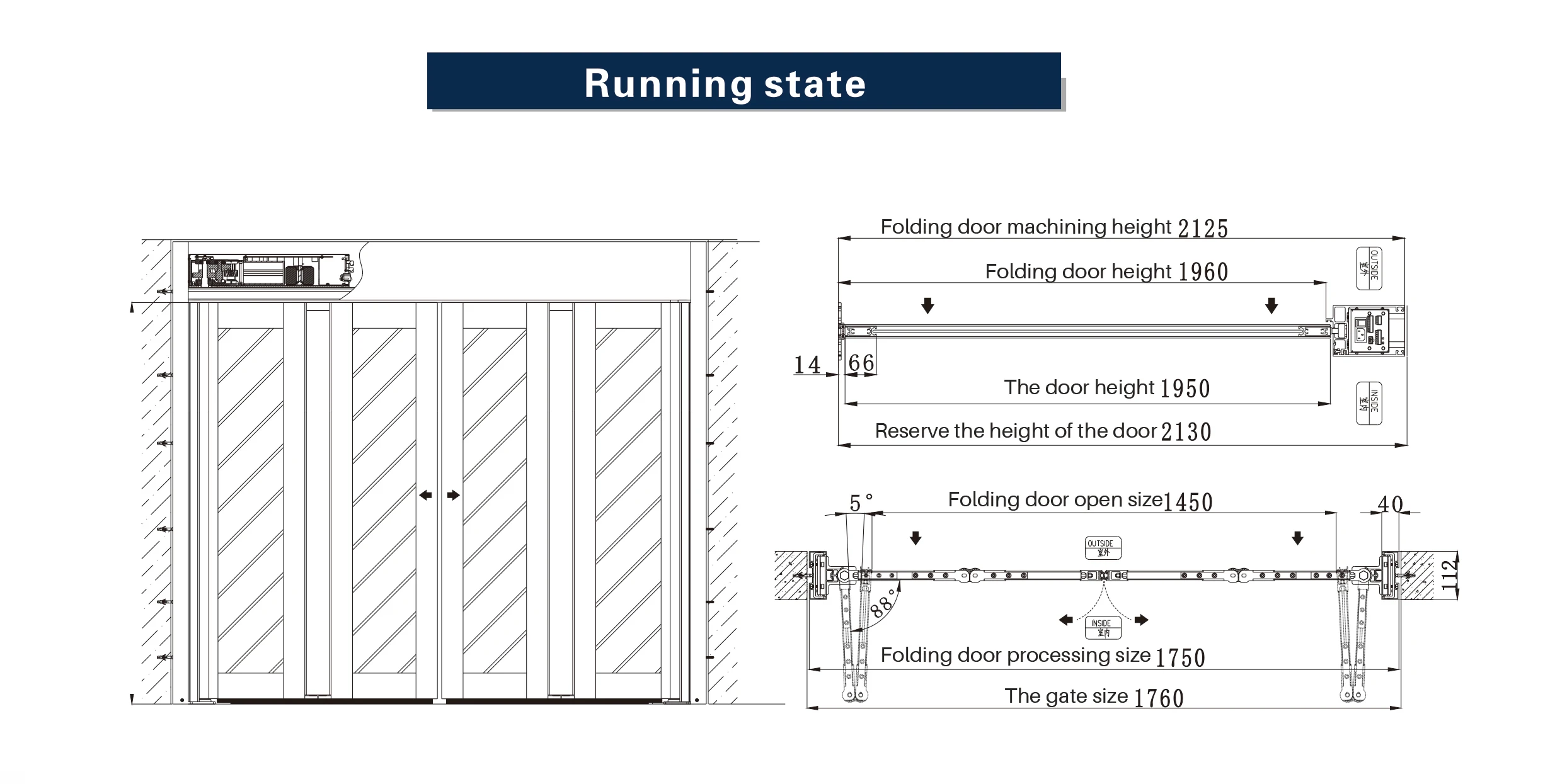 Z20 Automatic Glass Folding Door For Exterior Entrance Door Buy