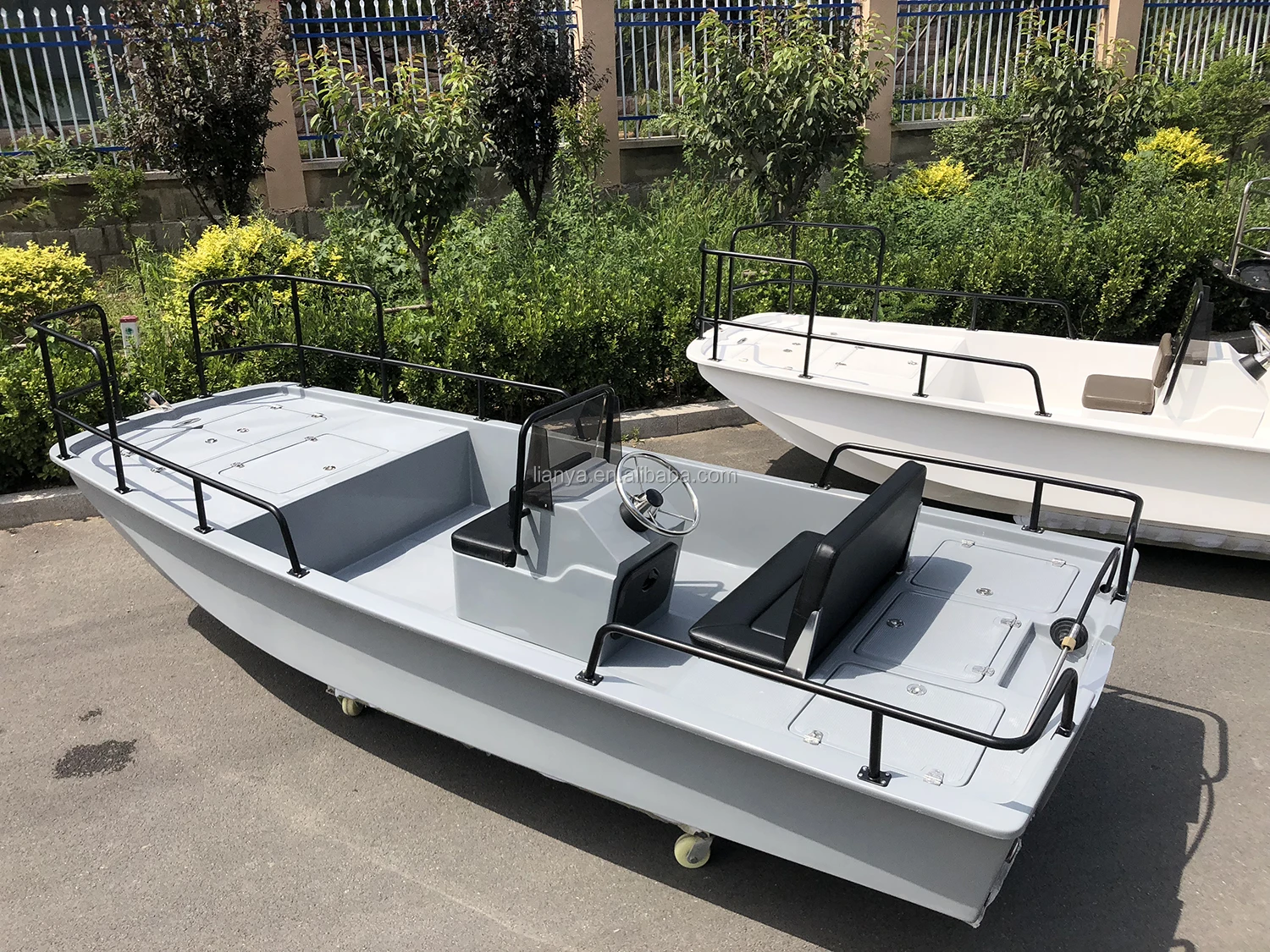 Liya River Fiberglass Twin Hulls Boat Small Fishing Boat Buy