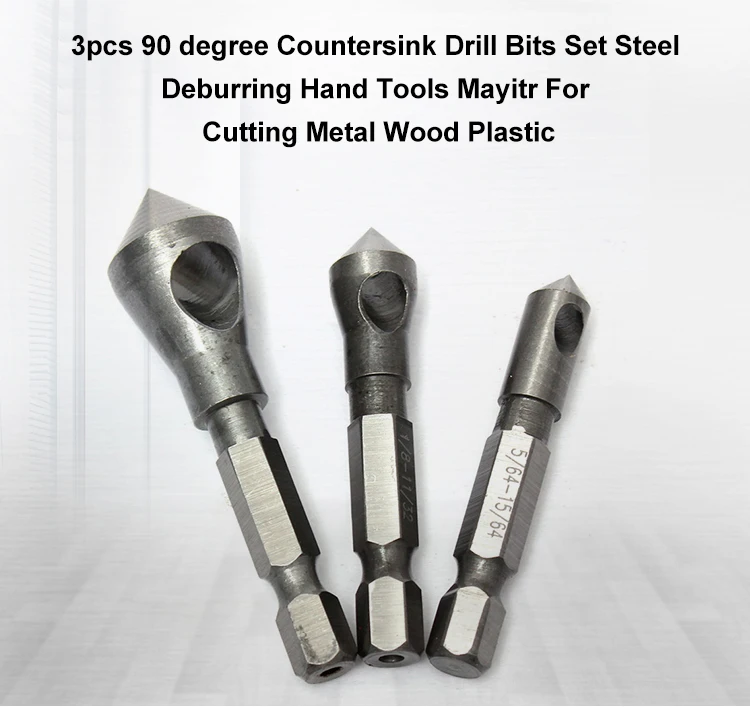 Zero Flute Hss Countersink Hole Chamfering Device For Metal Deburring