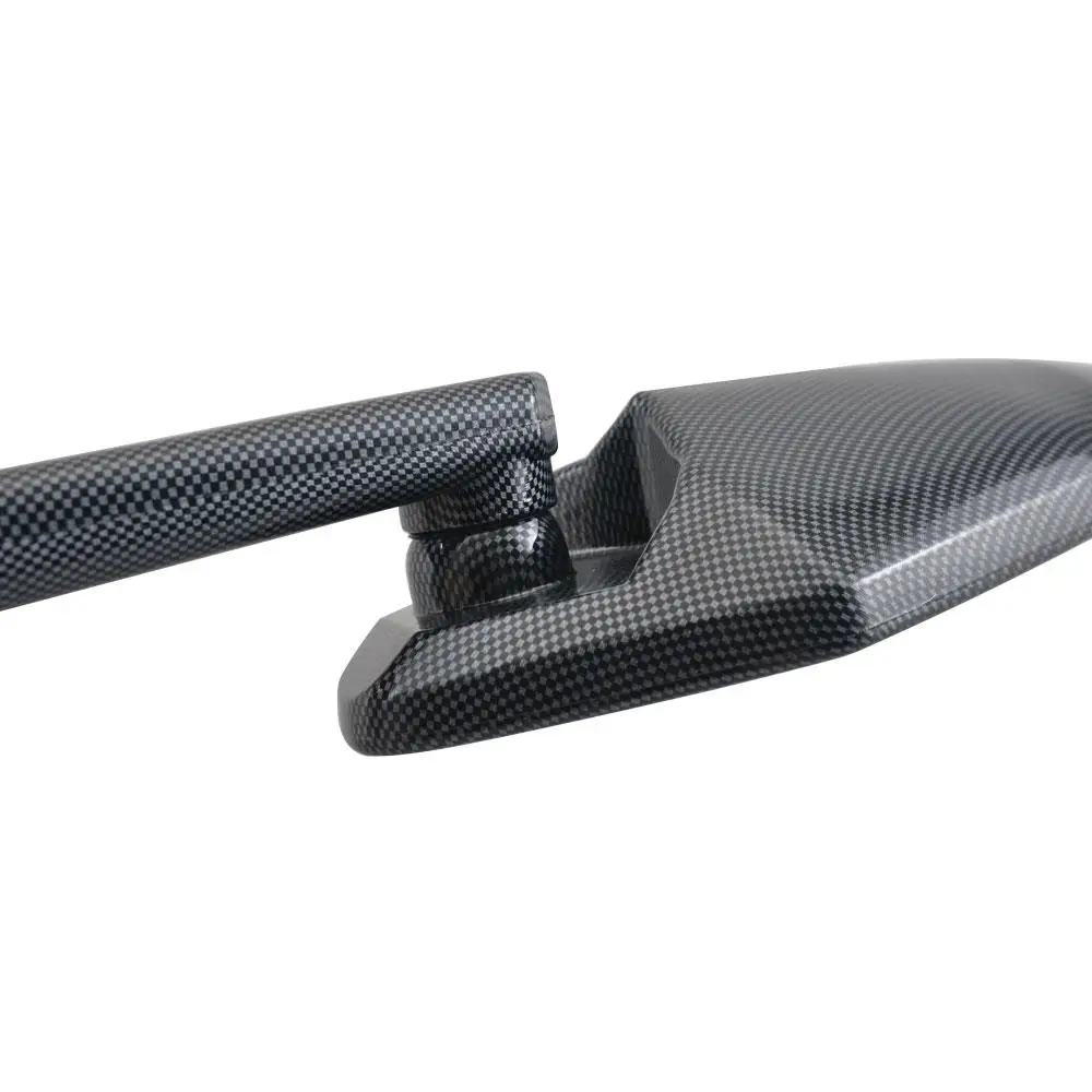 1Pair 10mm Universal Carbon Fiber Design Motorcycle Rearview Mirrors For Chopper