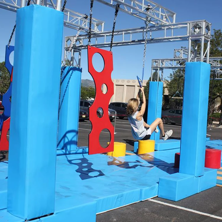 5 post padding Popular Challenge Obstacle Ninja Course American Ninja Warrior Course protective mats padding for sale Padding for rugby soccer goal posts general post protection Post Padding sports.jpg