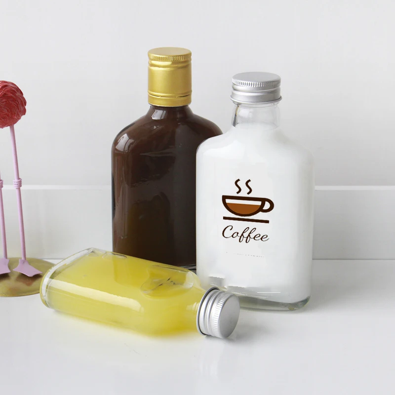 In Stock100ml 200ml 350ml 500ml Long Neck Shape Hip Flask Cold Brew