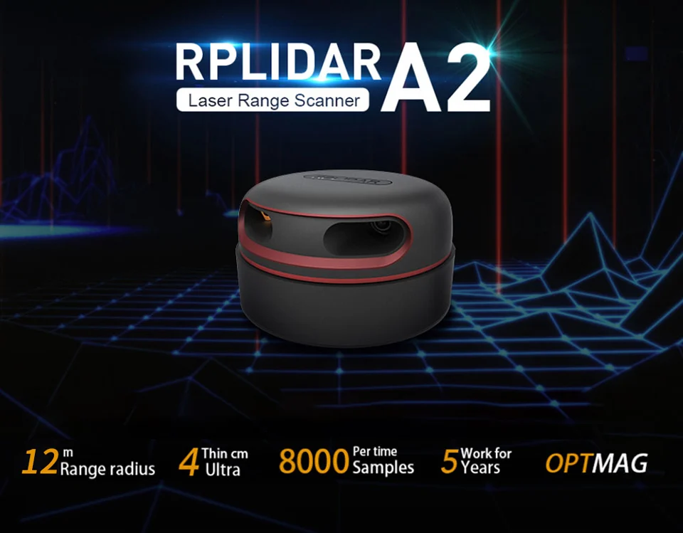 豊富なギフト RPLIDAR 全方位レーザースキャナ RPLIDAR A2 シリアル