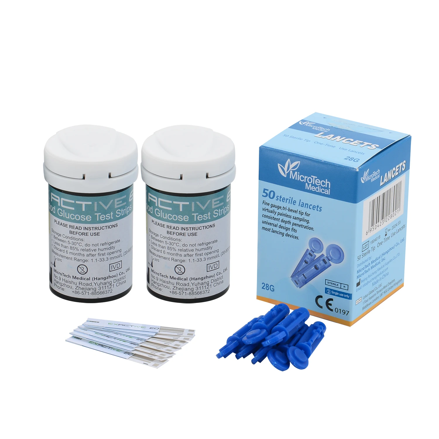 EXACTIVE EQ Impulse blood glucose metet test strip blood glucose test