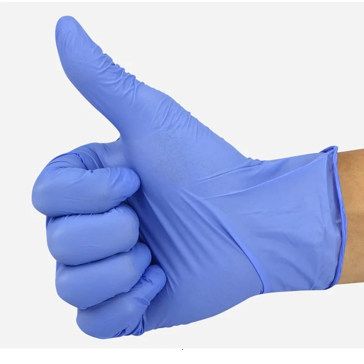 In Stock Protective Food Industry Disposable Nitrile Gloves