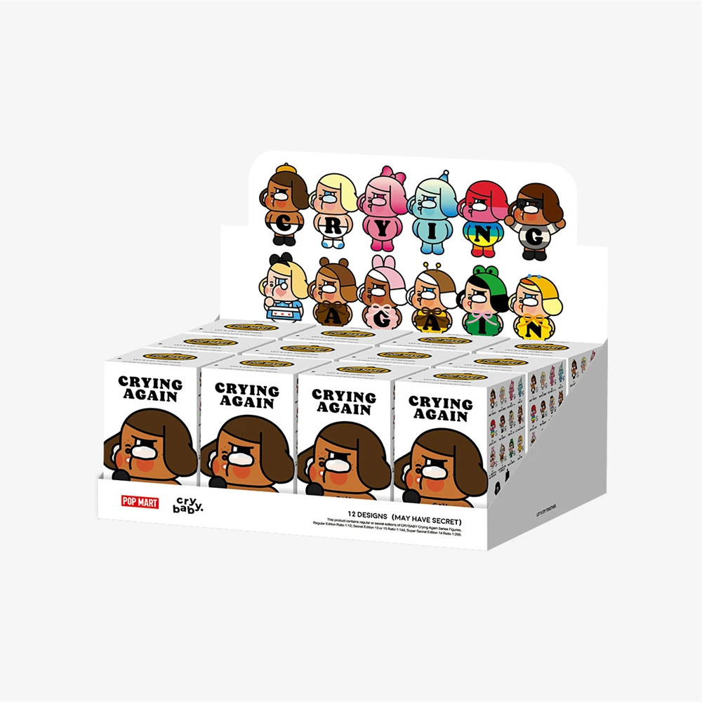 POPMART Crybaby Crying Again Series Blind Box Random Design Action