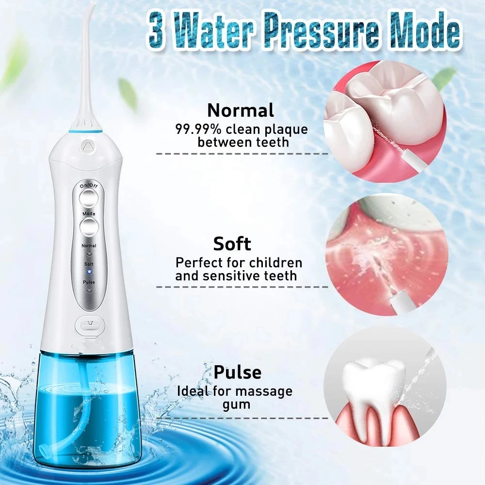 poseidon portable 300ml powerful replacement part usb waterpik cordless plus water flosser electric dental portable irrigator