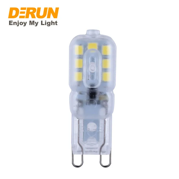 plastic ampoules bulb replacement 40w halogen 3W 5W 7w 12v 24V 220V 240V 2700k g9 lamps mini led light for decoration , LED-G9