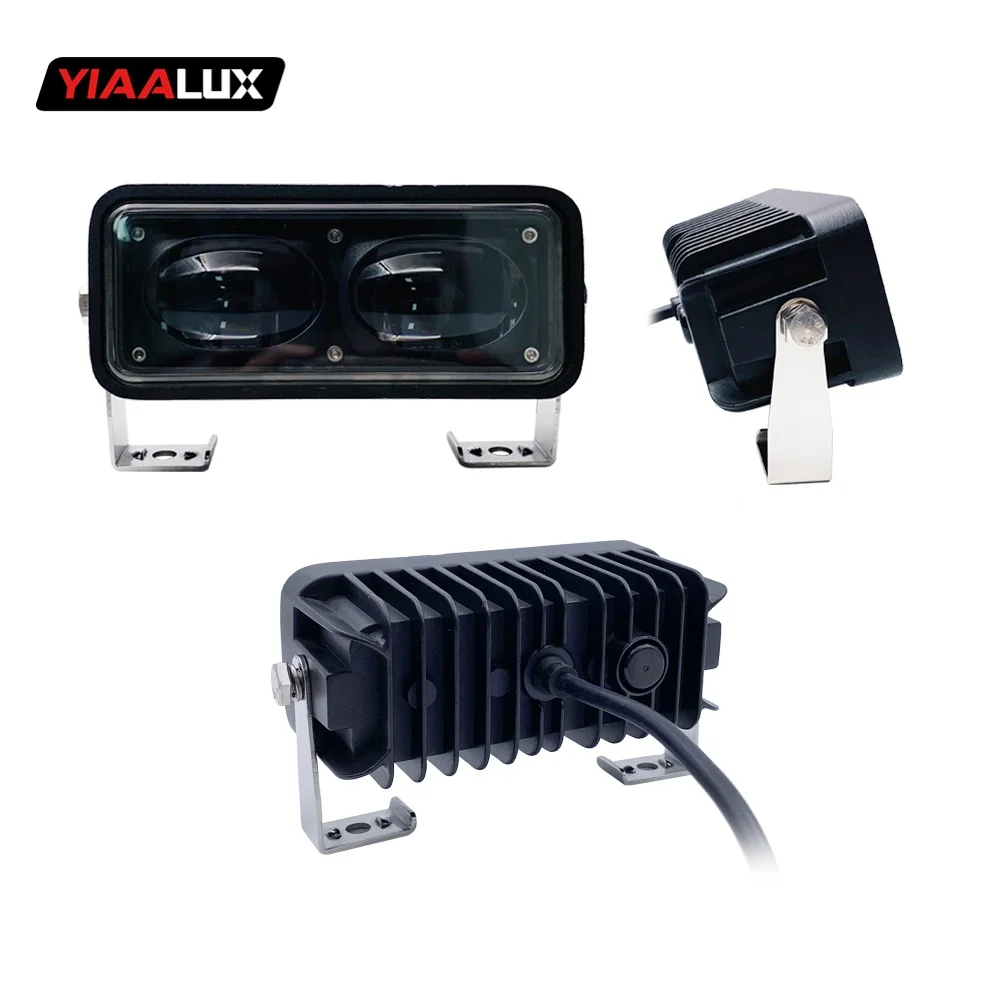 product high performance 50w forklift warning light blue red 10 80v straight line new condition warehouse safety zone light-16