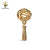 2019 Autumn Costume Jewelry Overseas Gold Silver Shine Tassel Charm For Bracelets 925 Plata Necklace Rings
