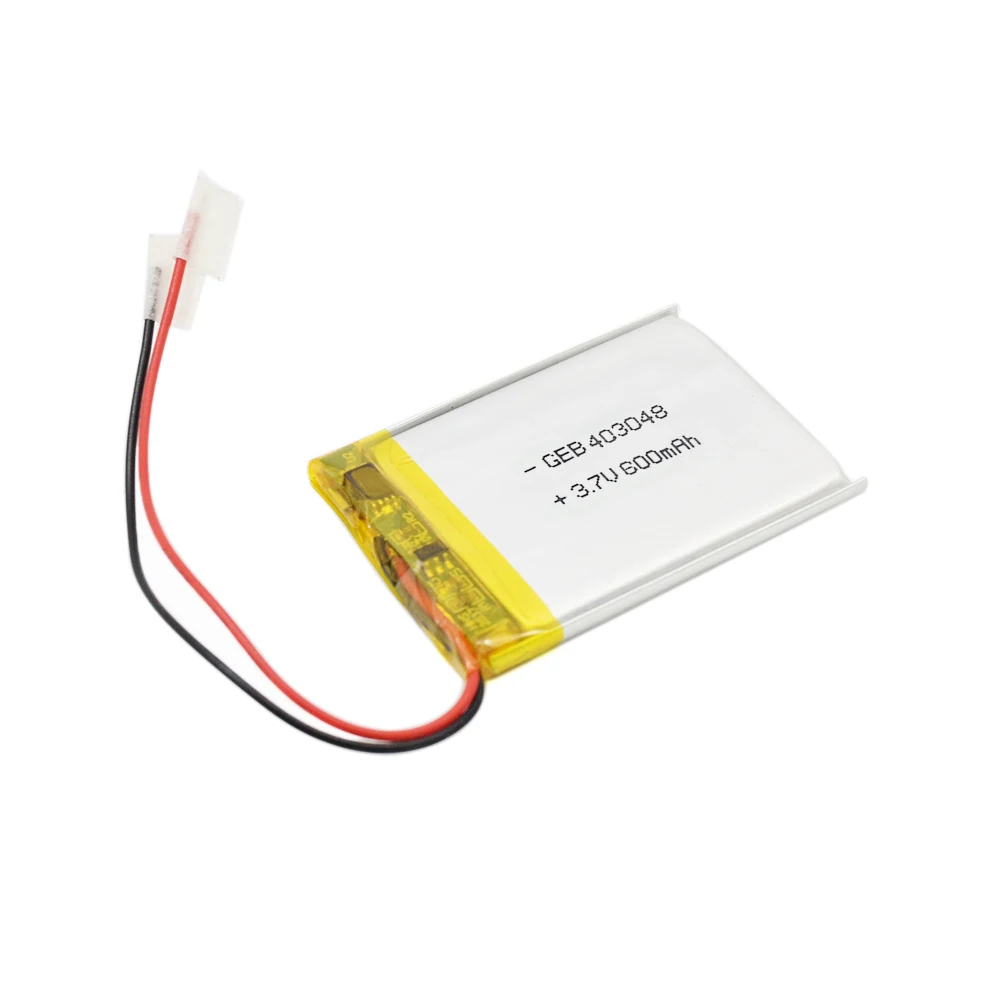 Rechargeable 403048 3 7v 600mah Li Poly Battery 3 7v 600mah Li Polymer