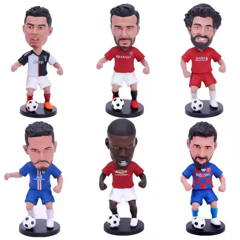 Football Action Figures Players Custom Mini Pvc Plastic Soccer Star