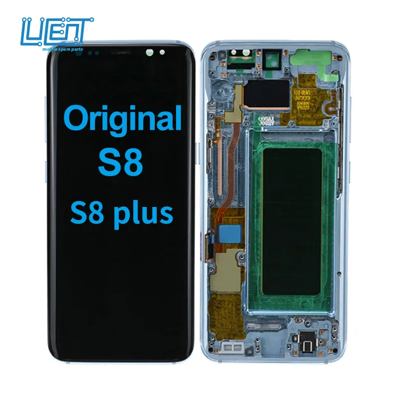 

s8 lcd screen price for samsung s8 plus lcd screen for samsung S8 Display for samsung s8 lcd, Black white