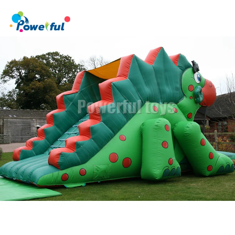 2020 New style inflatable dinosaur cartoon bouncer water slide