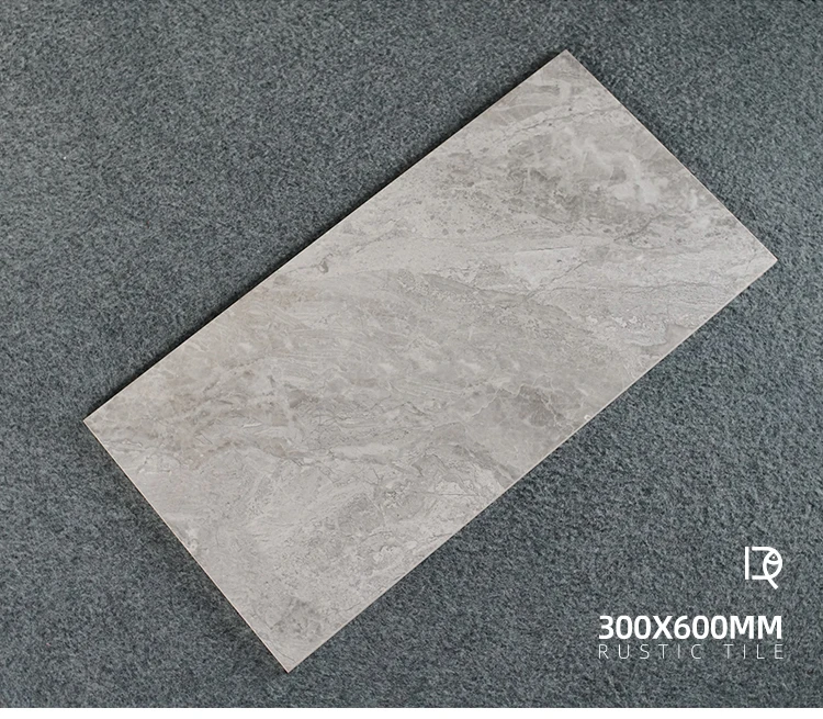 Online shopping hotel Light gray floor and wall tiles 600x300 polished glazed grey  marble look tile porceleain