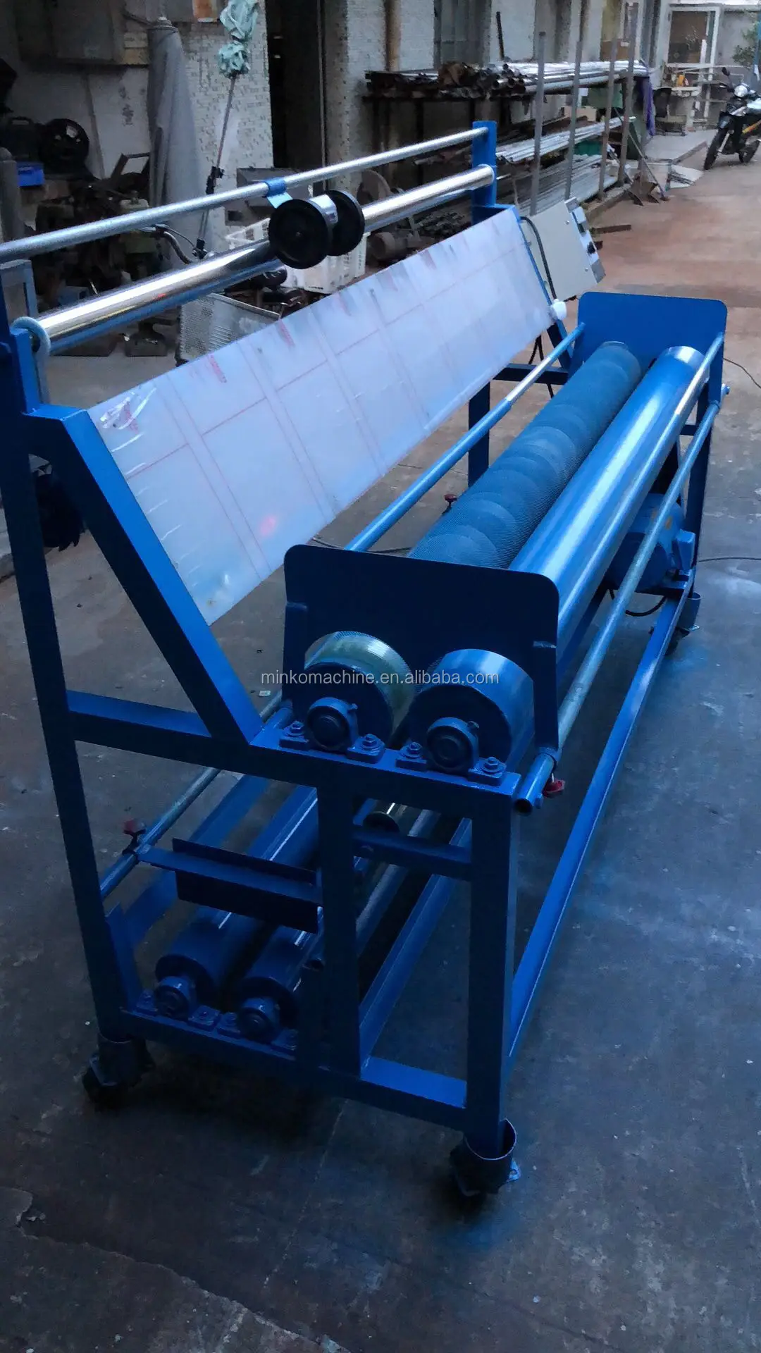 Fabric Roll Rolling And Counting Machine With Digital Counter Meter