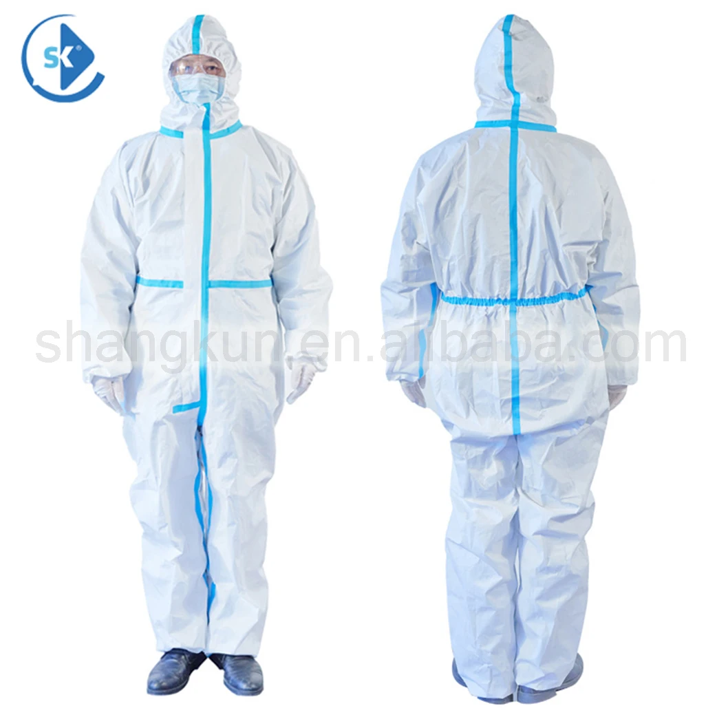High Quality Ce Fda Protection Impervious Overall Waterproof Ppe