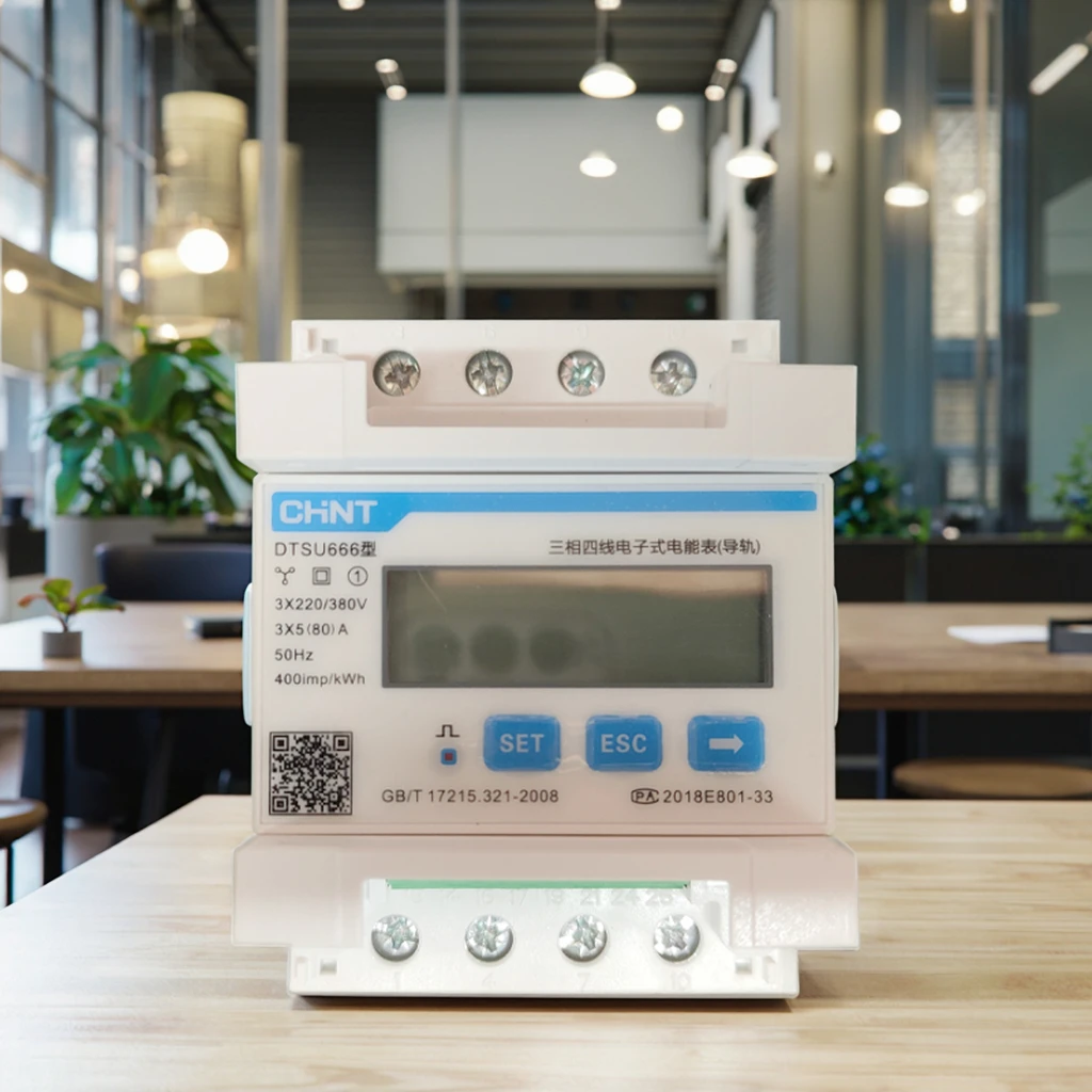 Chint DTSU666 DIN Rail Instrument Three-Phase Low Voltage Modular ...