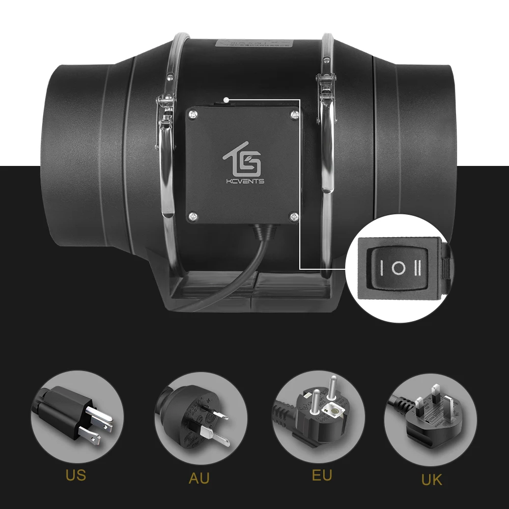 Fresh Air 2 Speeds 300 Cfm Vent Axia Inline Fan Buy Vent Axia Inline