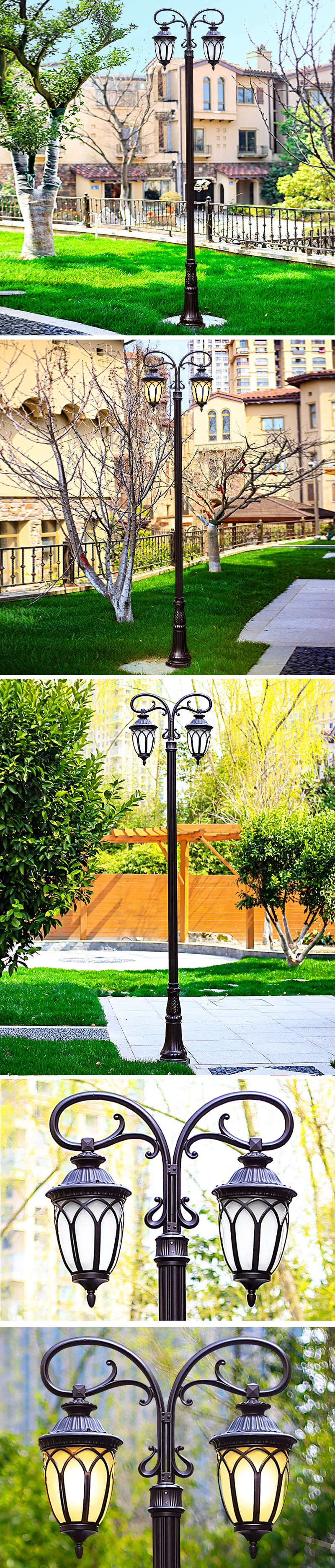 Aluminum Outdoor IP65 Waterproof 40w 60w 80w 100w 120w park street garden lamp led garden light