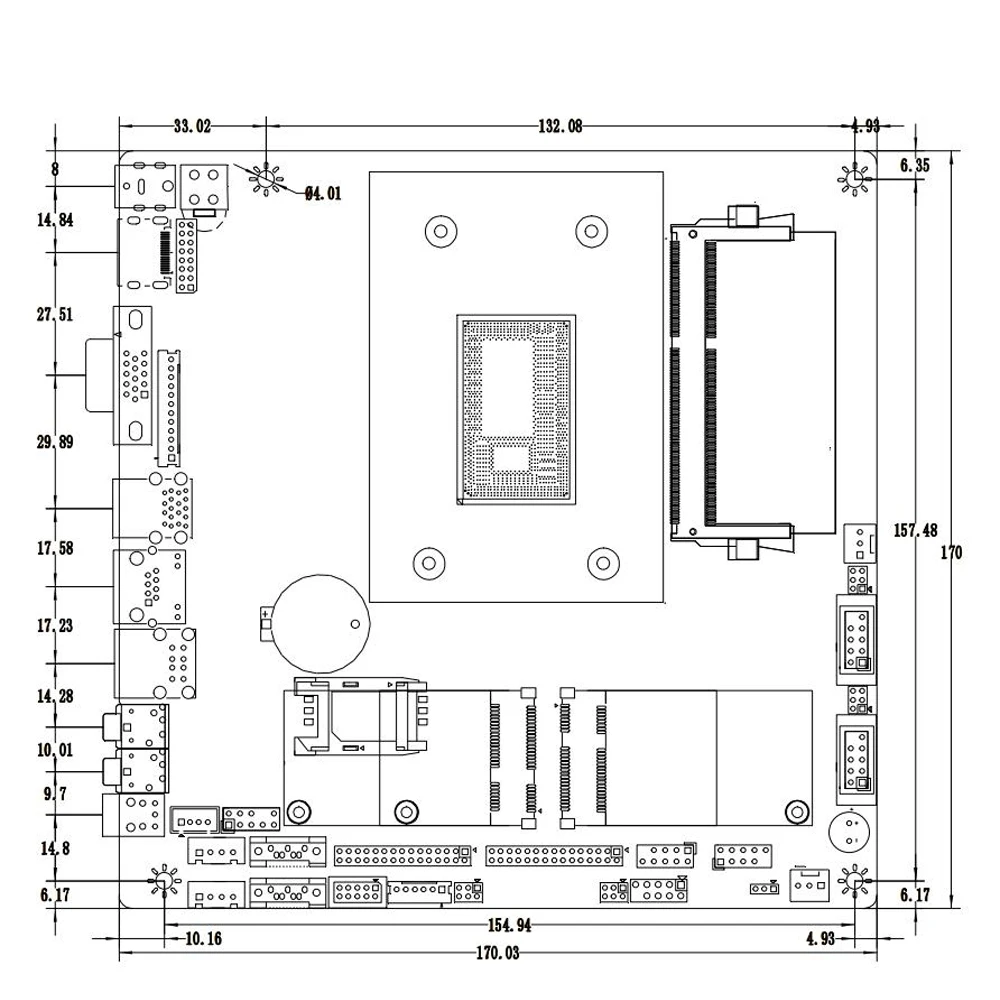 ELSKY Motherboard Haswell Broadwell Dual EDP for Outdoor Advertising
