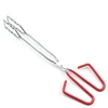 Stainless Steel Scissors Style Cake Barbecue Grill large food tong/Clip