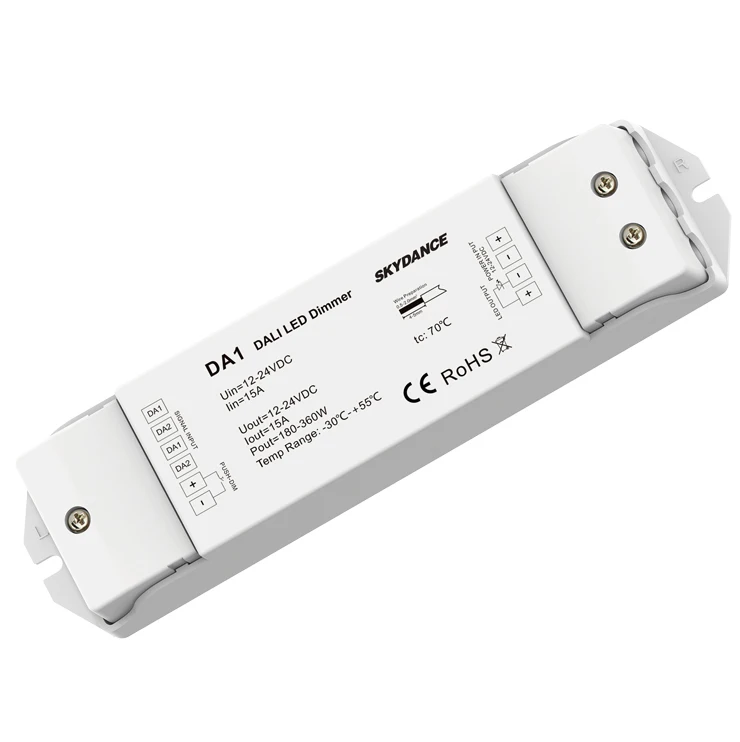 dali dimmable track lighting push dim controller constant voltage 1channel DC12V 24V dimmer