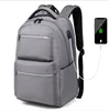 JUNYUAN Anti Theft Slim Business Laptop Backpack Bag with USB Charging Port