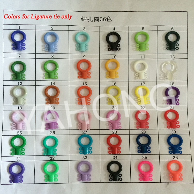 Fda Ce Ortho Elastic O Rings Dental Ligature Bands Orthodontic Ligature