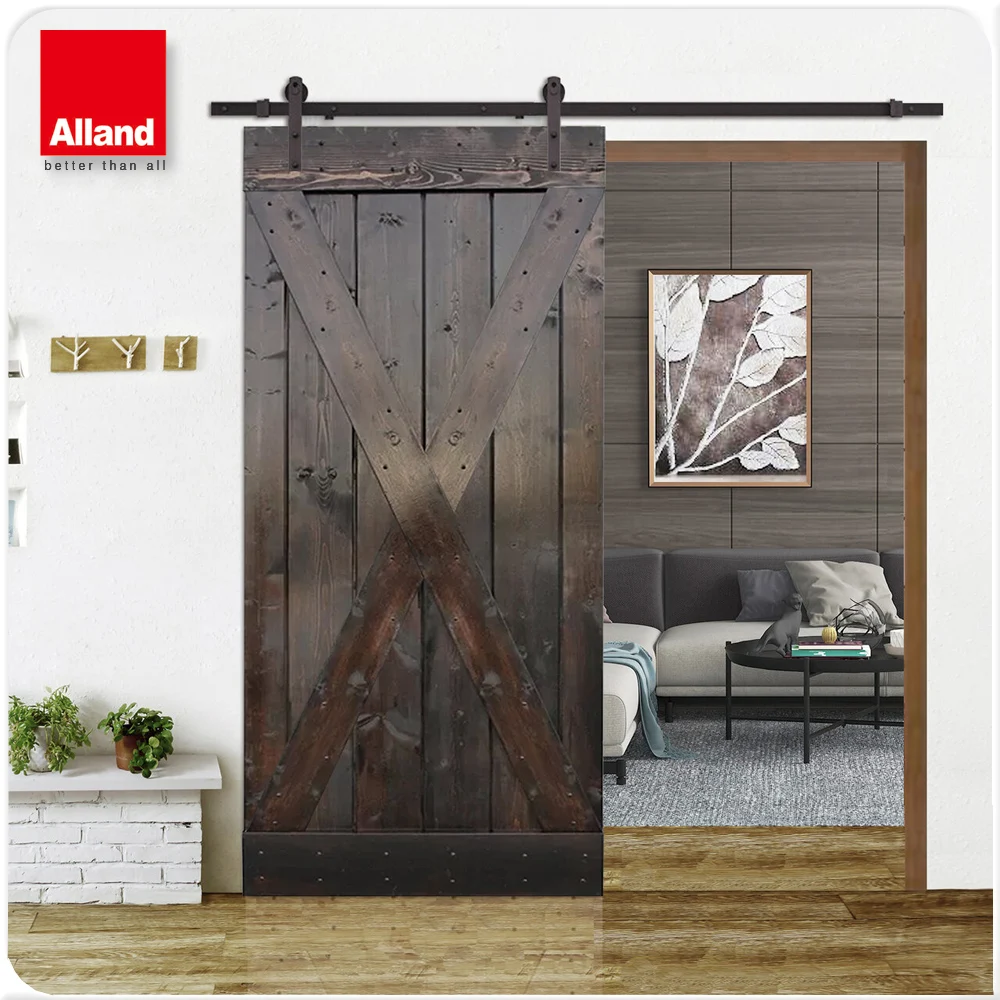 حرفي الأفقي لوحة انزلاق باب الحظيرة