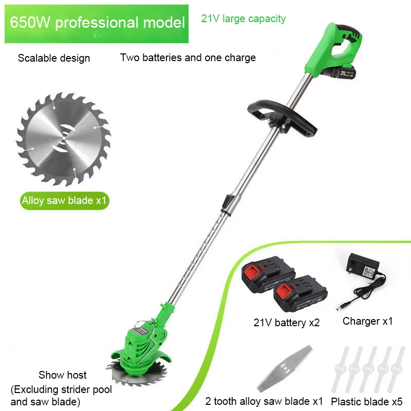 Portable Usb Hand Held Grass Trimmer Retractable Cordless Electric