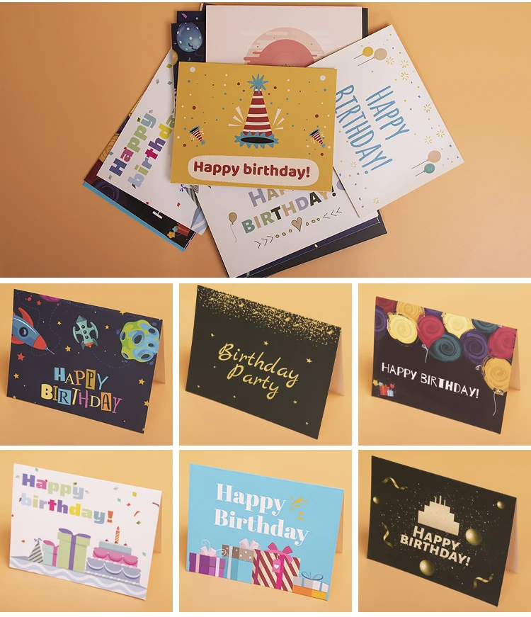 Custom Birthday Greeting Cards With Envolpe Birthday Invitation Thank