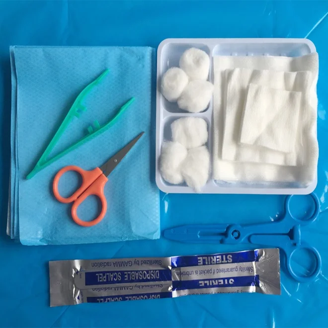 Ce Certified Disposable Sterile Wound Dressing Kit - Buy ...