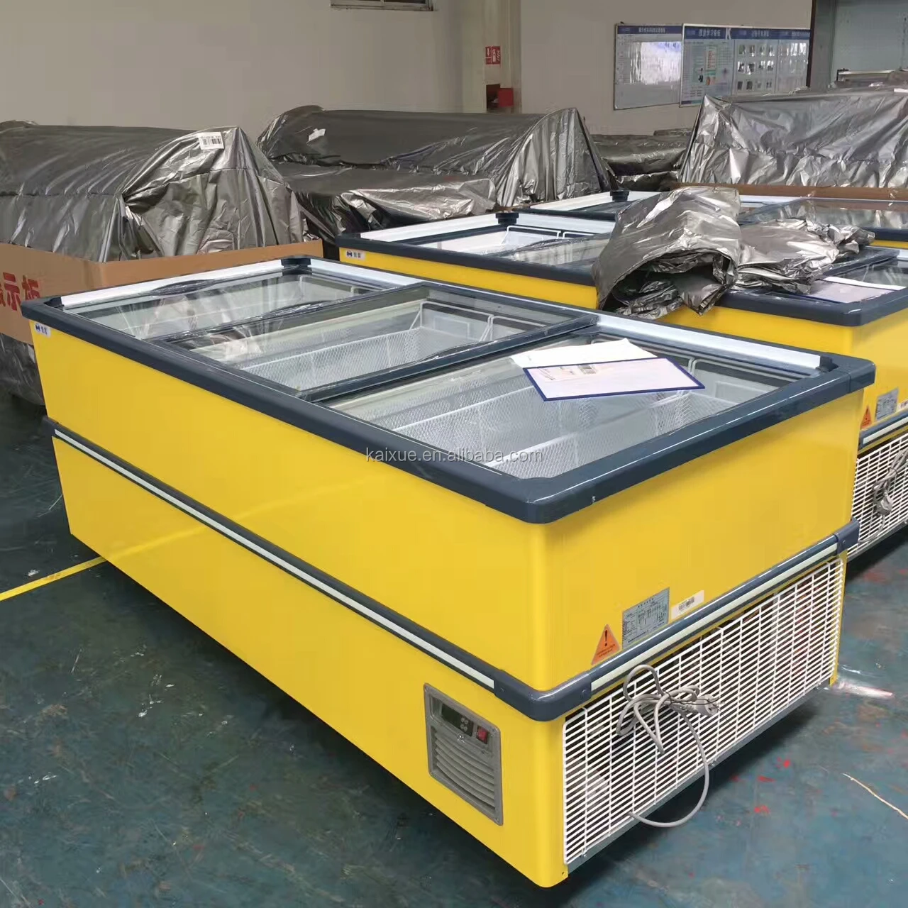 Convenience Store European Large Volume Deep Chest Freezer For Gorcery