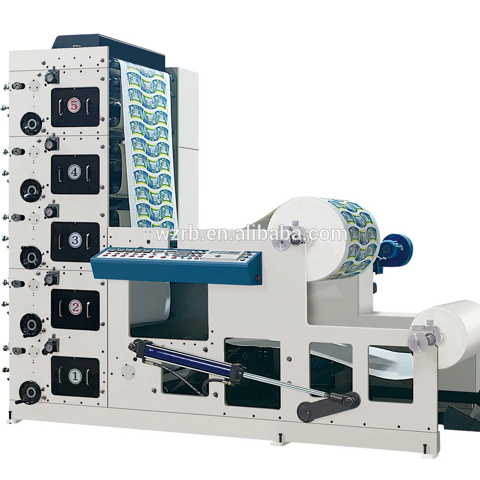 Ry850 Paper Cup Flexo Printing Machine /coffee Paper Cup Printing