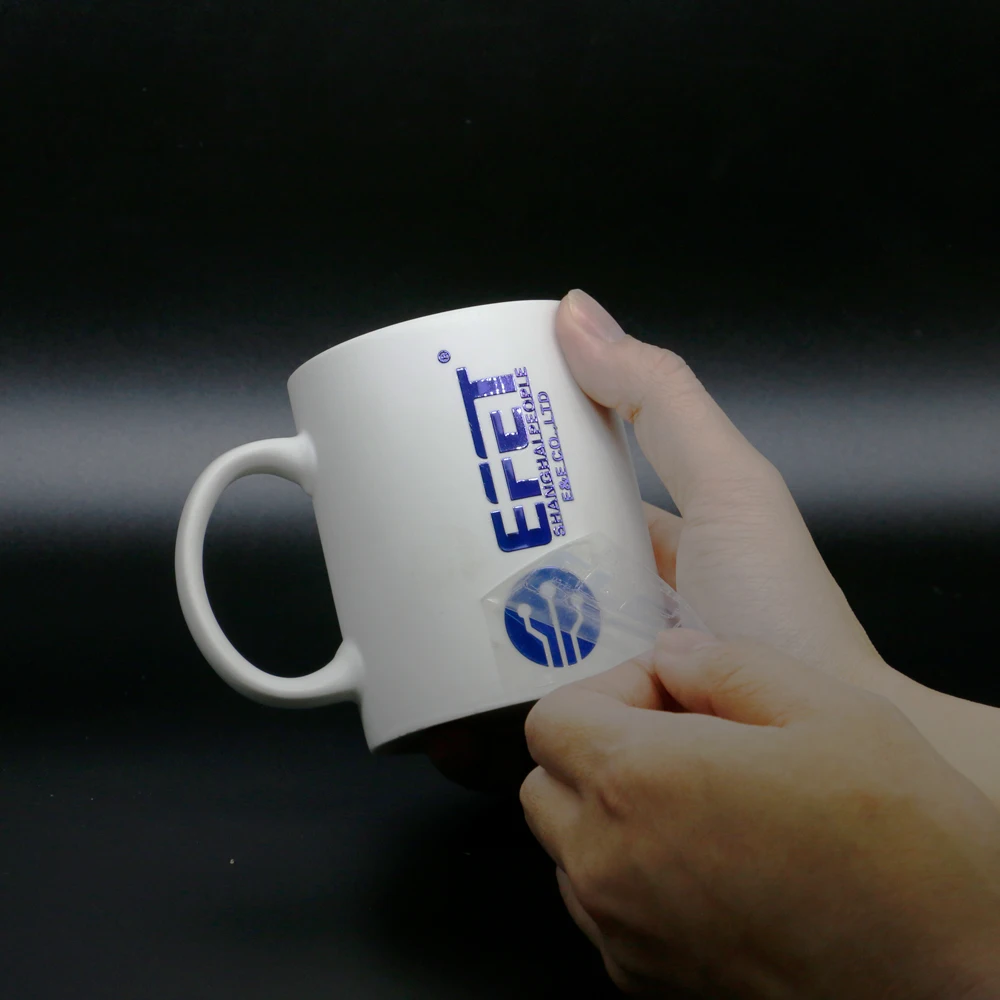 Customised Clear Waterproof Transparent Transfer Logo Label Sticker