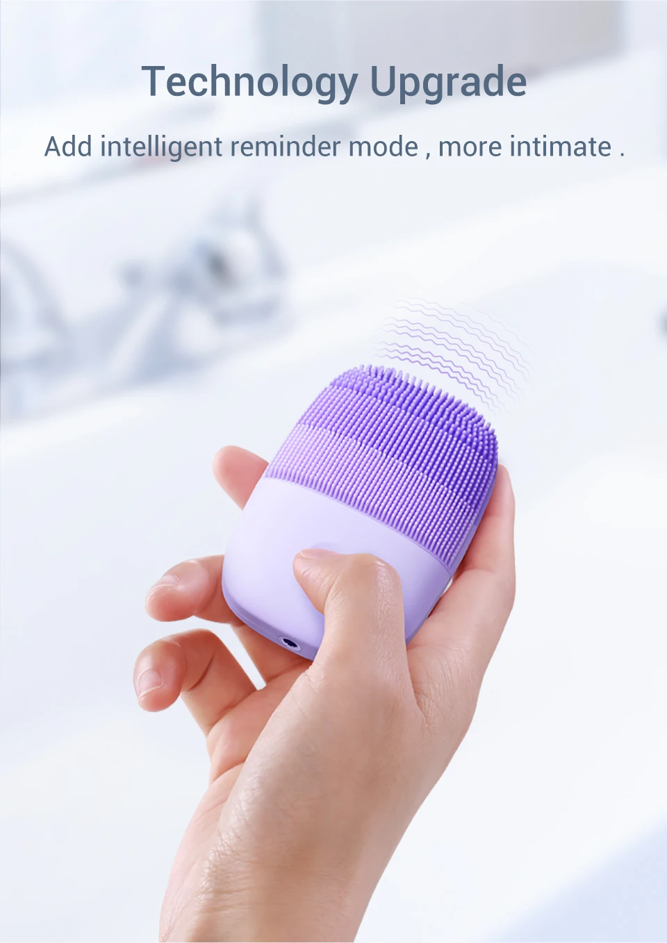 Inface Electric Sonic Facial Cleansing Brush Deep Cleansing Face Brush