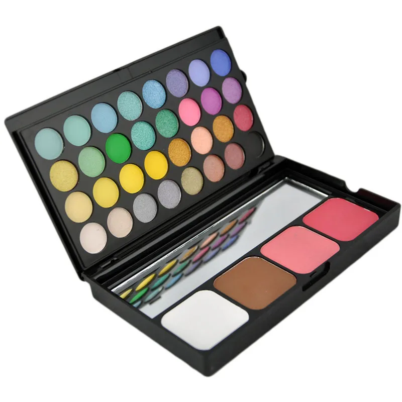 Professional Complete 32 Color Waterproof Makeup Palette Set Portable ...