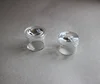 Tube shaped magnifying display boxes gems tiny goods magnifying display clear acrylic plexiglass box cylinder magnifying glass