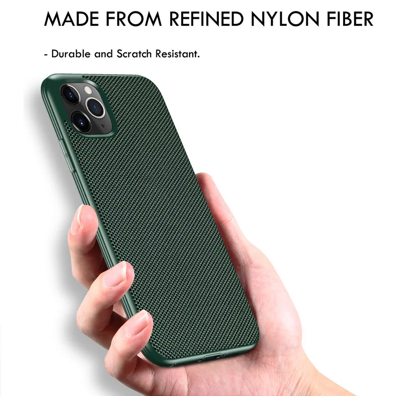 Unique Nylon Phone Case For Apple iPhone 11 Case Ballistic Nylon Shockproof Mobile Phone Cover Case For New iPhone 2019