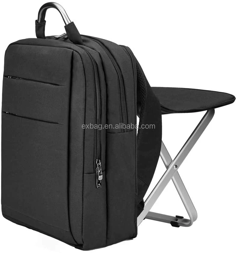 Multi-Functional Backpack Stool Combo Backpack and