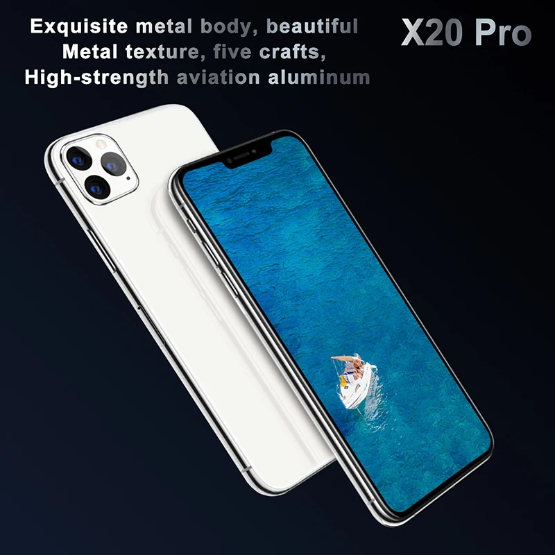 2020 New X20 Pro Global Mobile Phone 6.5 Inch 4800mah Android 9.1 ...
