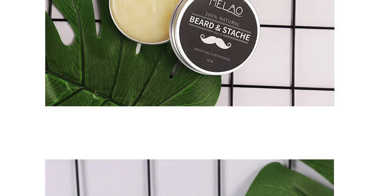 MELAO Cross-Border Beard Care Styling Cream Moisturizing and Nourishing Wax for Shaving and Beard Balm for Amazon and EBay
