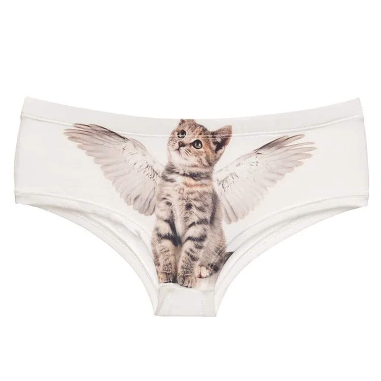 factory oem custom women underwear cat