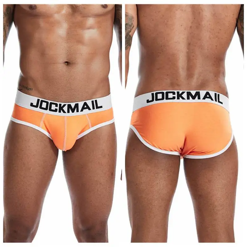 Jockmail 9 Colors Cotton Boxer Low Waist Sexy Briefs Shorts Fashion American Brand Boxer Trunks 6659
