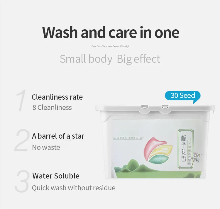 Laundry Beads All Natural Nonchemical Detergent Ecofriendly Washing