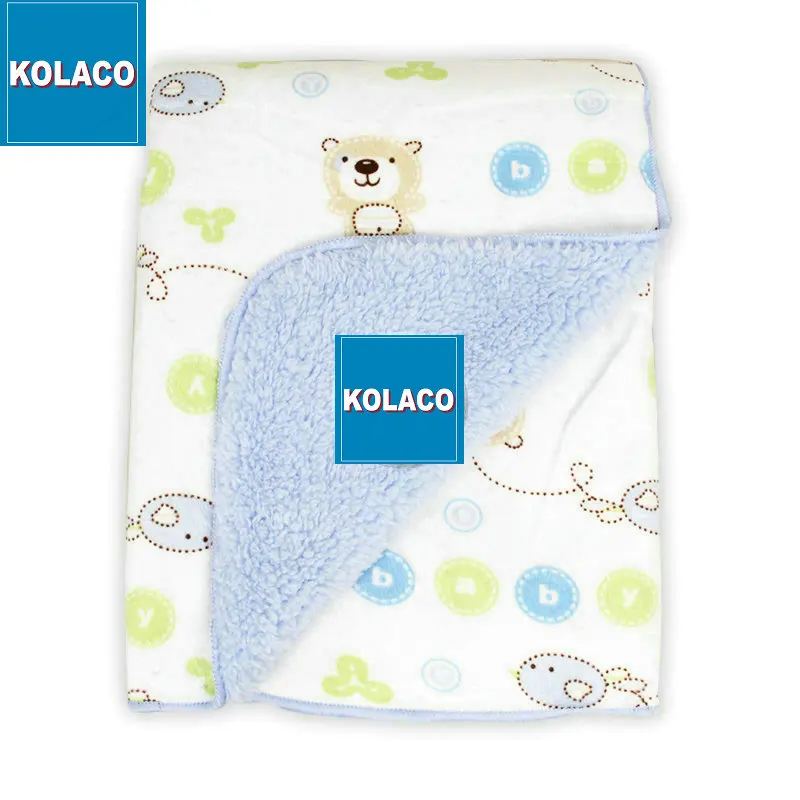 wholesale high quality Soft Minky Fleece swaddle baby blanket with headband