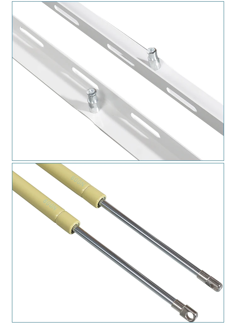 Heavy Duty Bed Hydraulic Lift Mechanism Gas Spring For Murphy Beds Vt