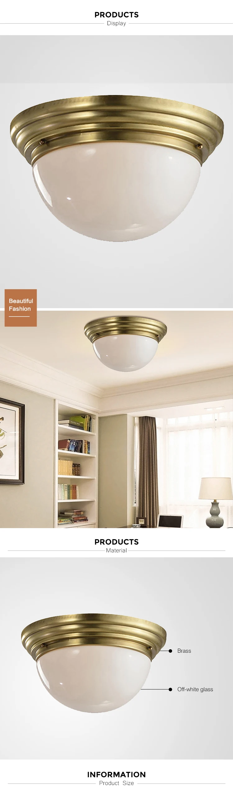 simple design corridor ceiling light