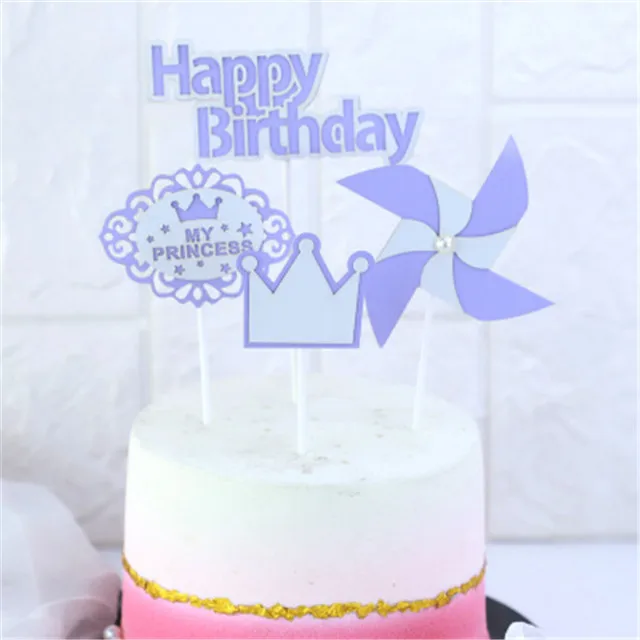 Macaron Enfants Joyeux Anniversaire Moulin A Vent Princesse Couronne Gateau Topper Decoration Ensembles Buy Ensemble De Decoration De Gateau Pour Enfants Gateau Gateau De Joyeux Anniversaire Product On Alibaba Com